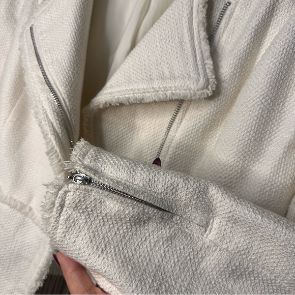 White House Black Market Tweet White Blazer Size 0 - Picture 5 of 6